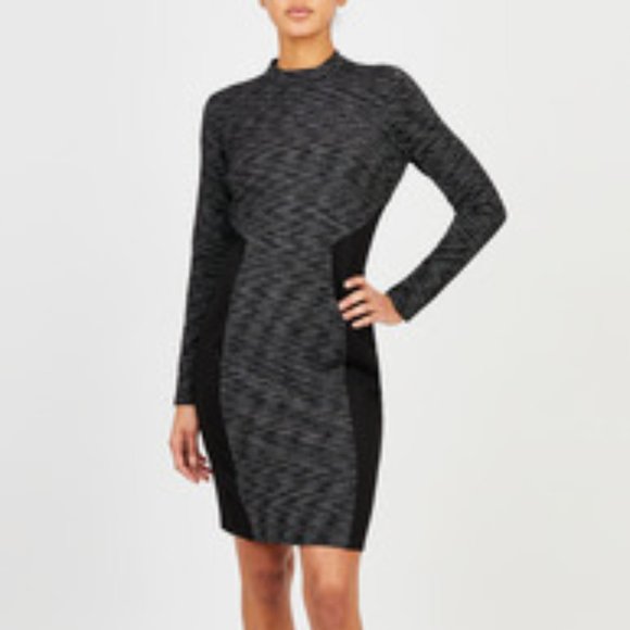 Tahari Blocked Ponte Dress - Picture 1 of 2